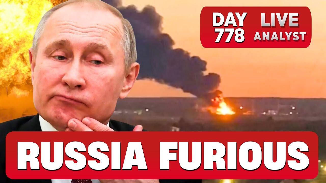 UKRAINE WAR: Major Attack in Russia, Putin Enraged! - LIVE COVERAGE (Day 778)