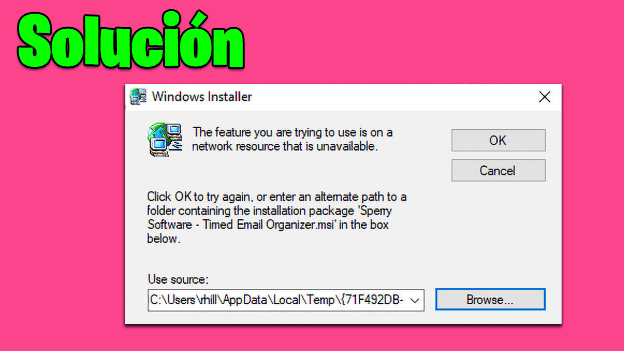 ✅ Solución Definitiva para Instalar con Windows Installer: 'Feature Unavailable' || Tutorial Español