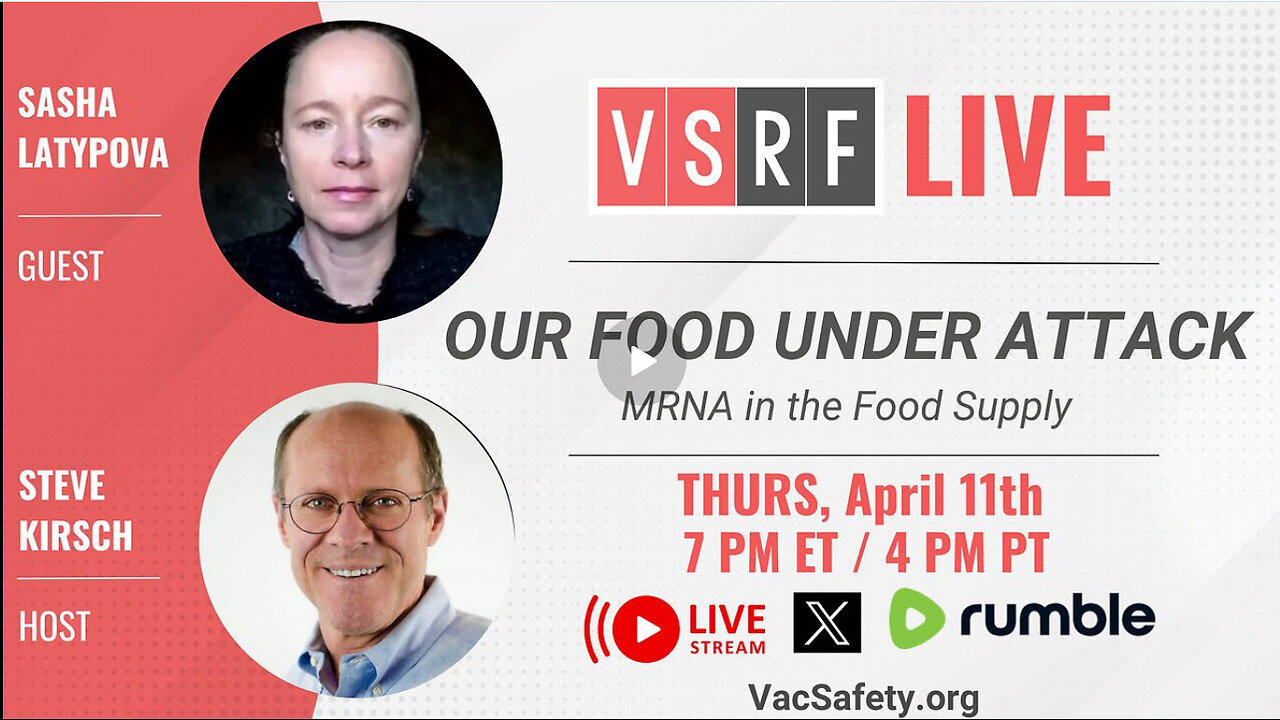 VSRF Live #122: Our Food Under Attack  - Sasha Latypova