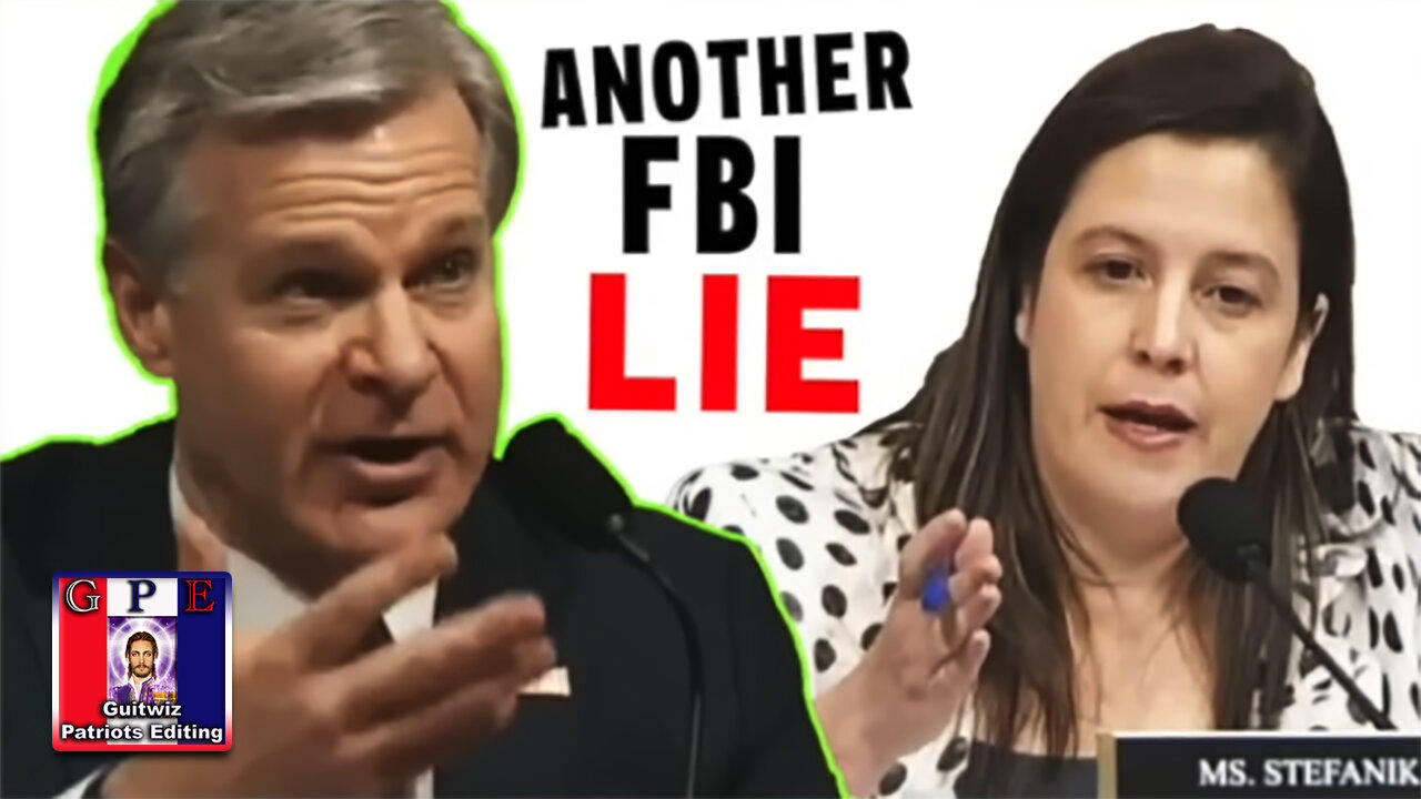 WATCH FBI Director Chris Wray Lie to Stefanik about Spying On Trump While Covering Up Biden