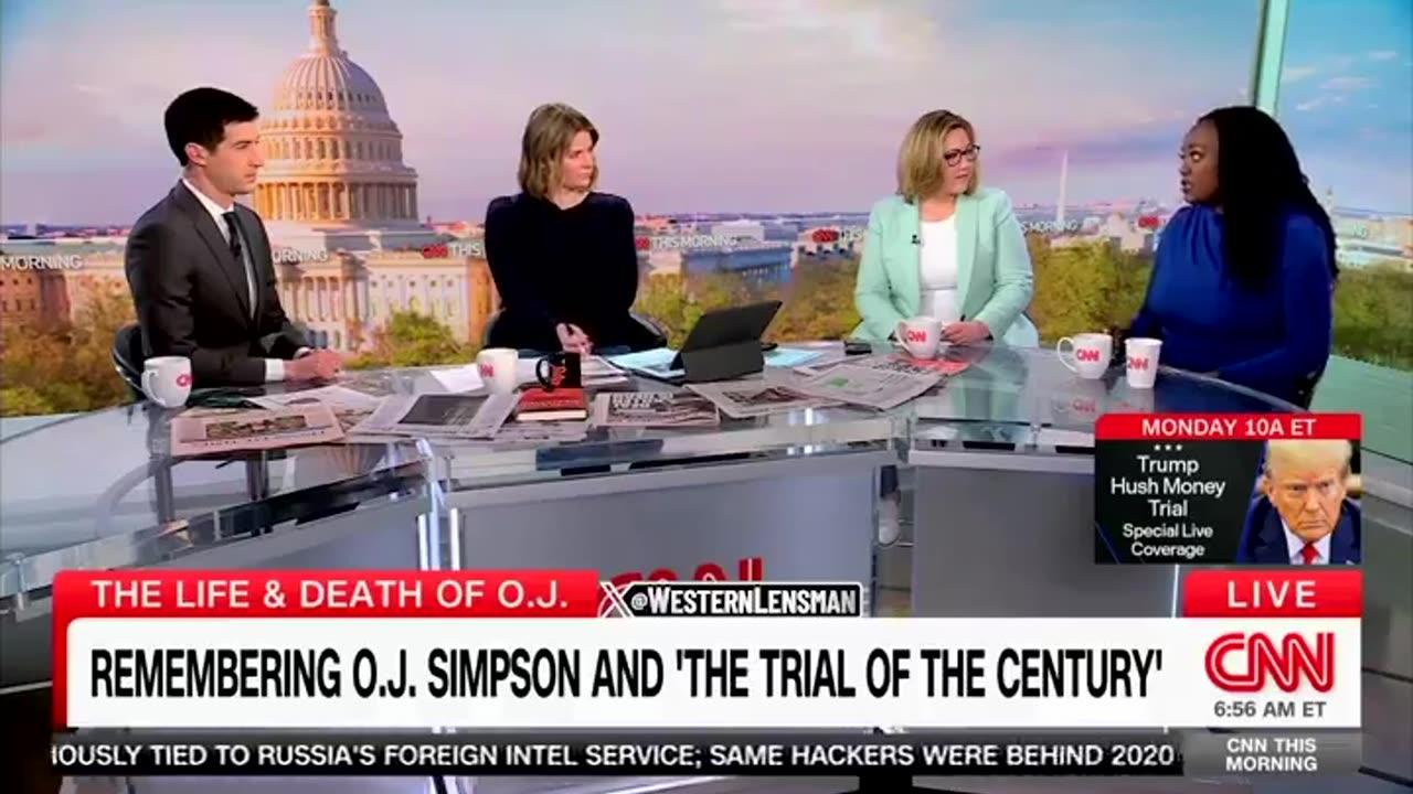 CNN guest says the black community felt represented by O.J. Simpson because he k*IIed white people.