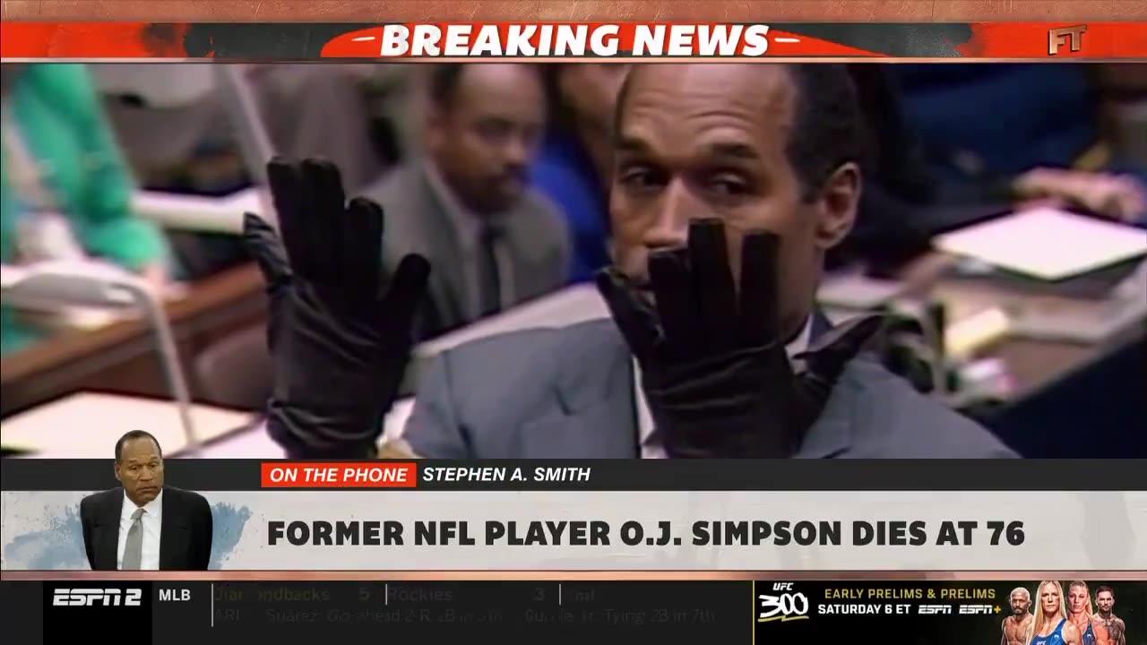 Stephen A. Smith RIPS O.J. Simpson Just After His Death - He Was Guilty As Hell