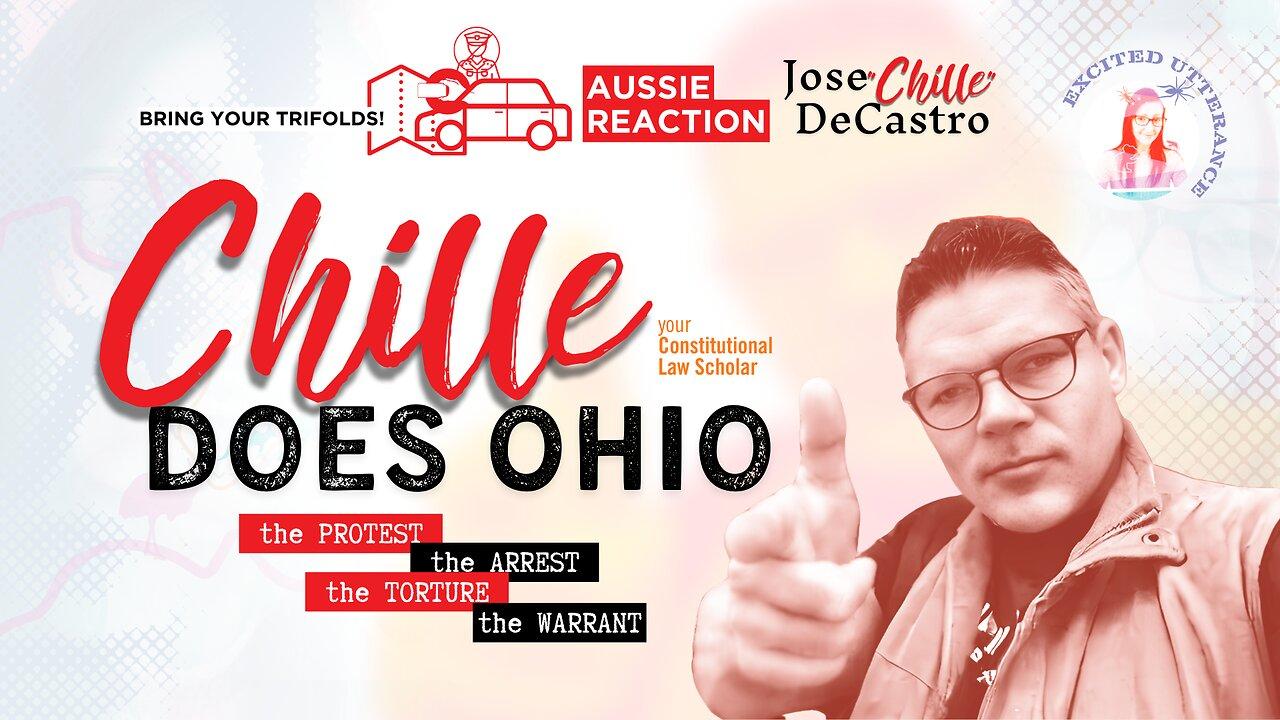 Chille does Ohio! Pt 3 Aussie reacts to Jose Chille DeCastro protest, arrest + warrant in OHIO LIVE