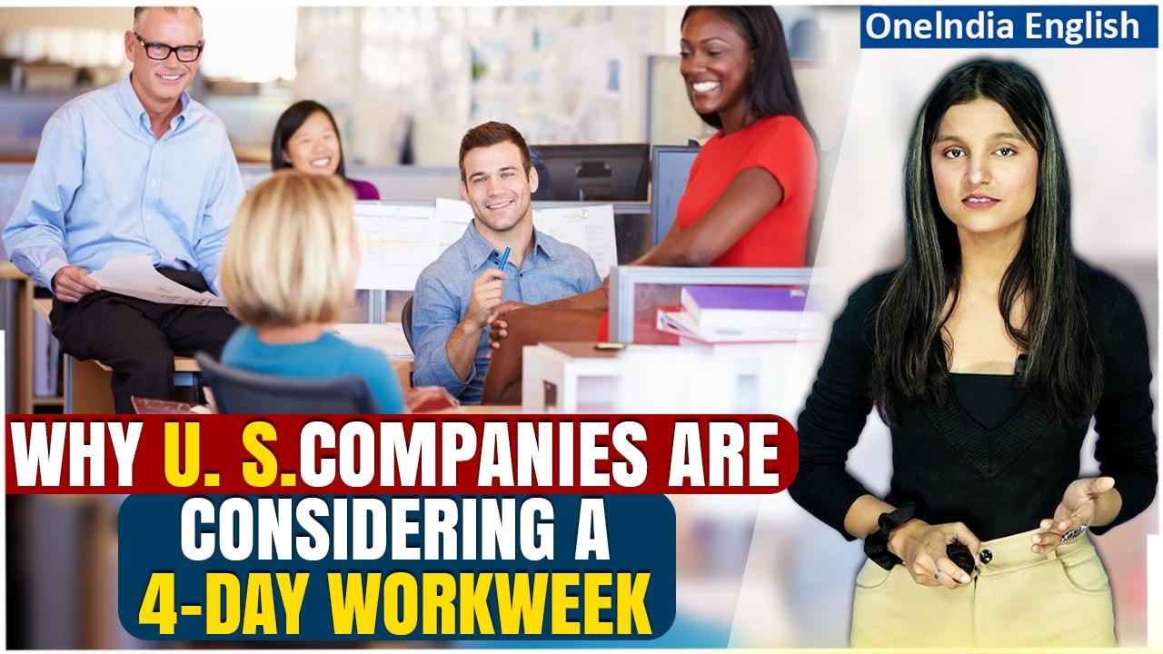 U.S. Companies Testing 4-day workweeks to combat employee burnout, Improve Well-being |Oneindia News