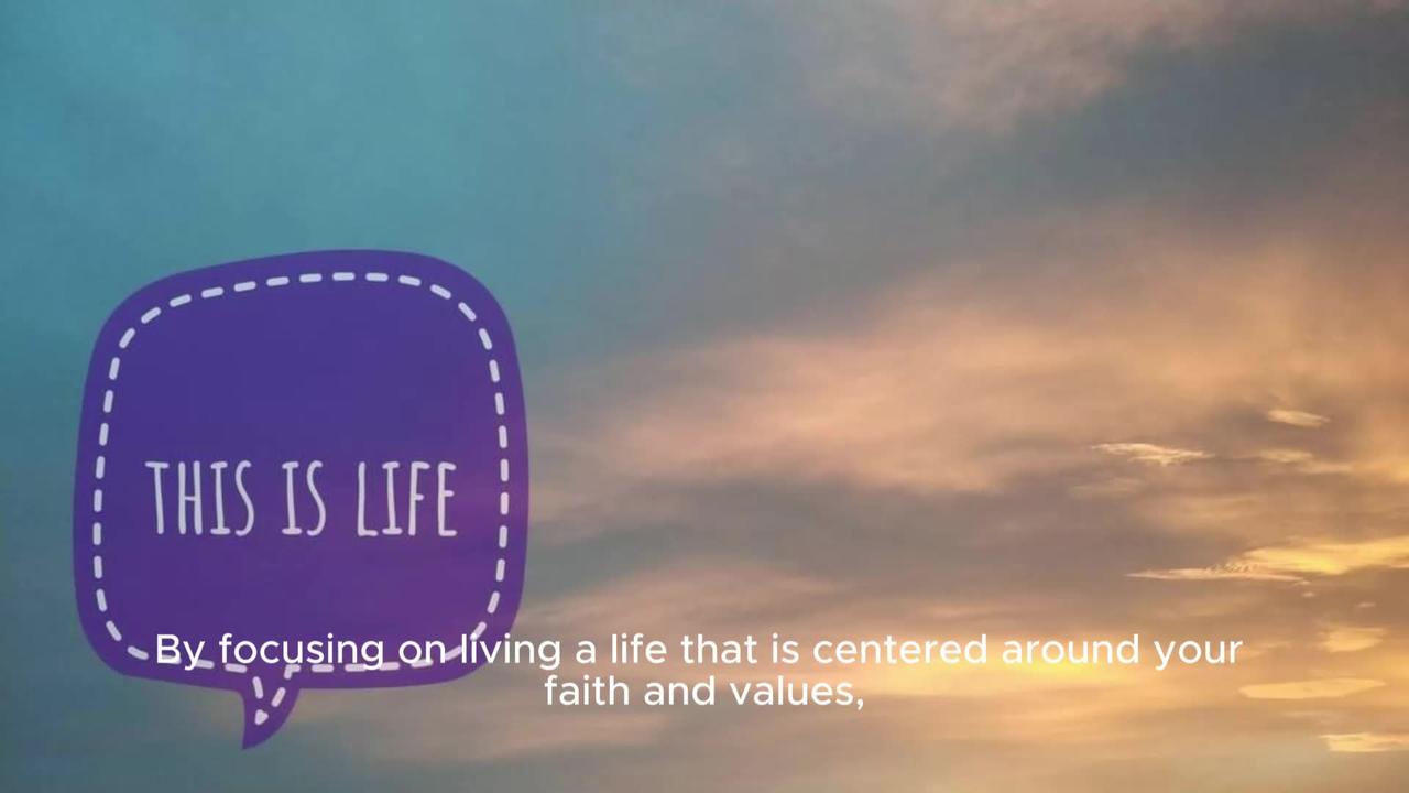 Living a Christ - Centered Life in a distracting world