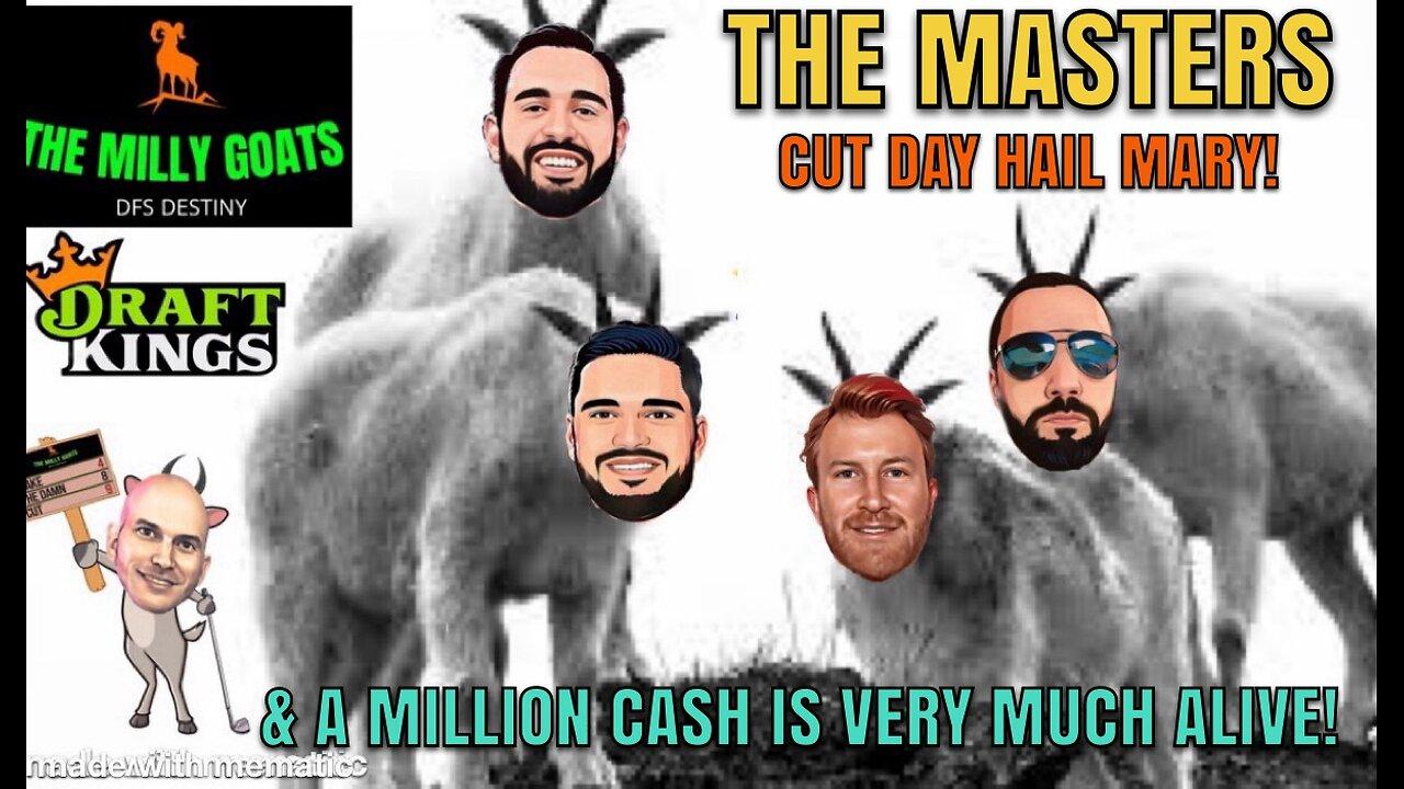 🟢 LIVE: The Masters Cut Day Gong Show & Million Dollar DraftKings Dream is ALIVE