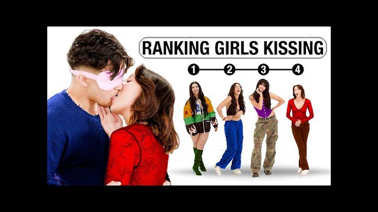 Guys Blind Rank Girls Kissing