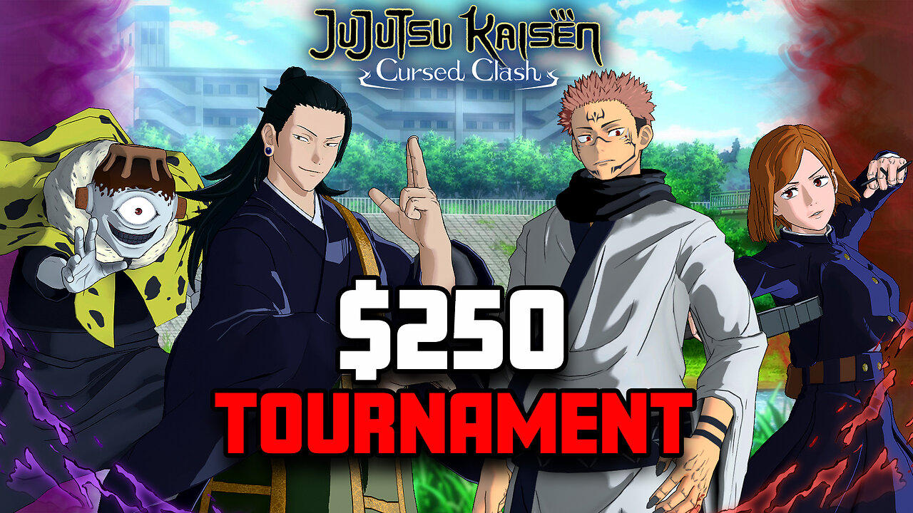 🔴 LIVE $250 JUJUTSU KAISEN CURSED CLASH TOURNAMENT 💠 NEW CHARACTER META 🏆 HIDDEN INVENTORY DLC SOON