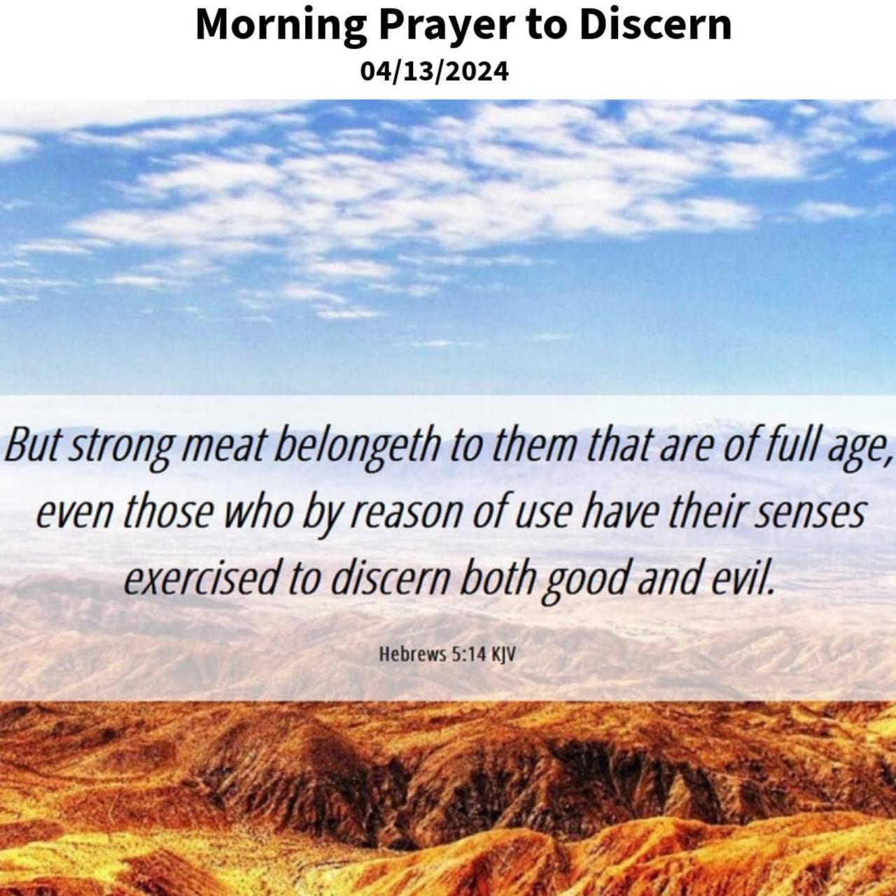 Morning Prayer to Discern #youtubeshorts #jesus #grace #mercy #faith #blessed #fyp #trust #love #joy