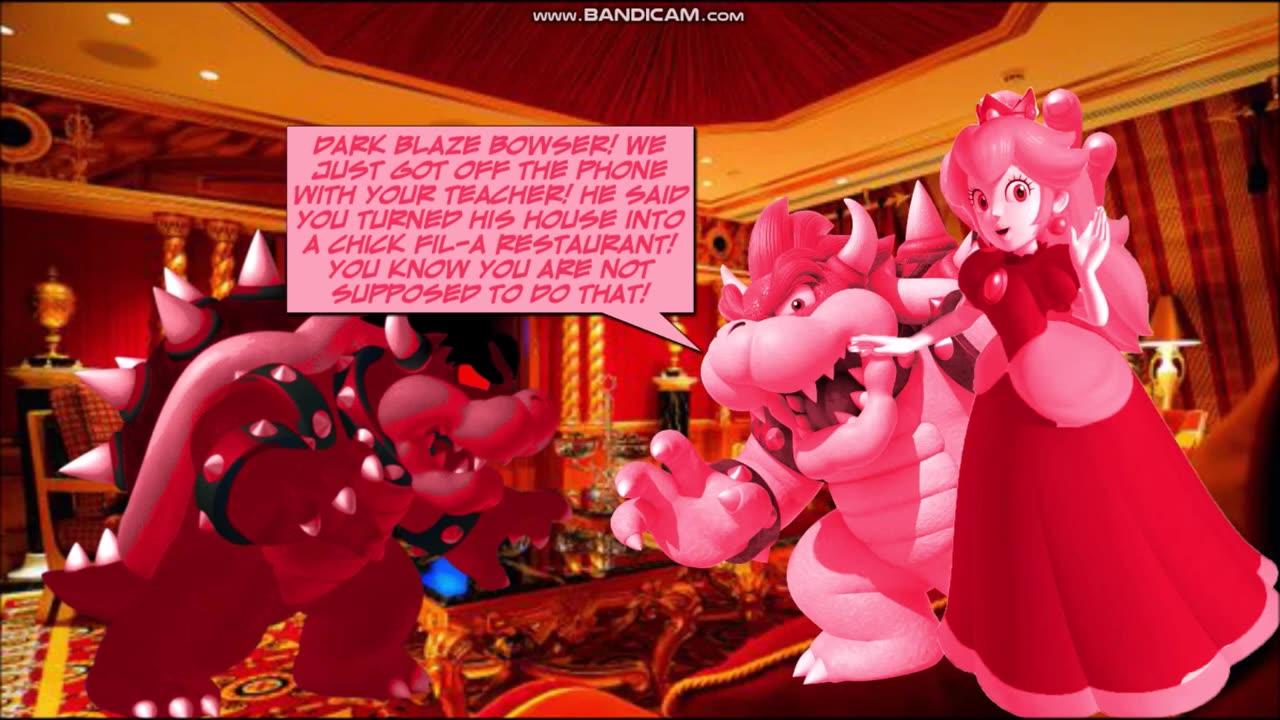 Dark Blaze Bowser Turns His Teacher's House Into A Chick-Fil-A Restaurant/Grounded