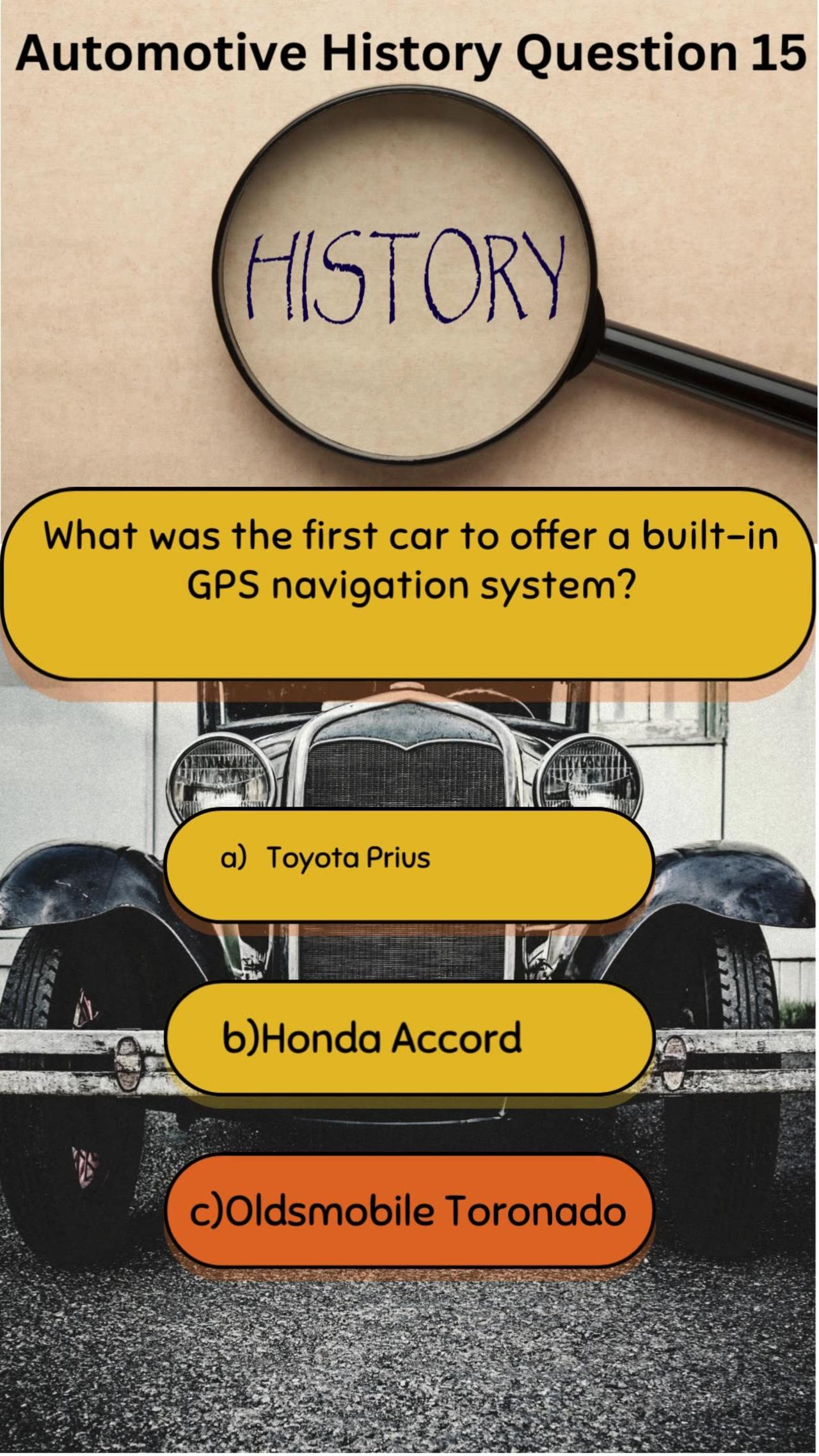 Automotive History Question 15