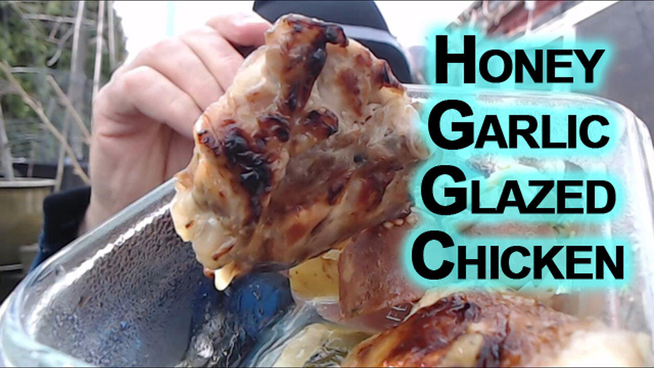 Food: Chicken Glazed With Honey Garlic, Leek, Cabbage, [Sweet] Potatoes, Tomatoes [ASMR Snacks]