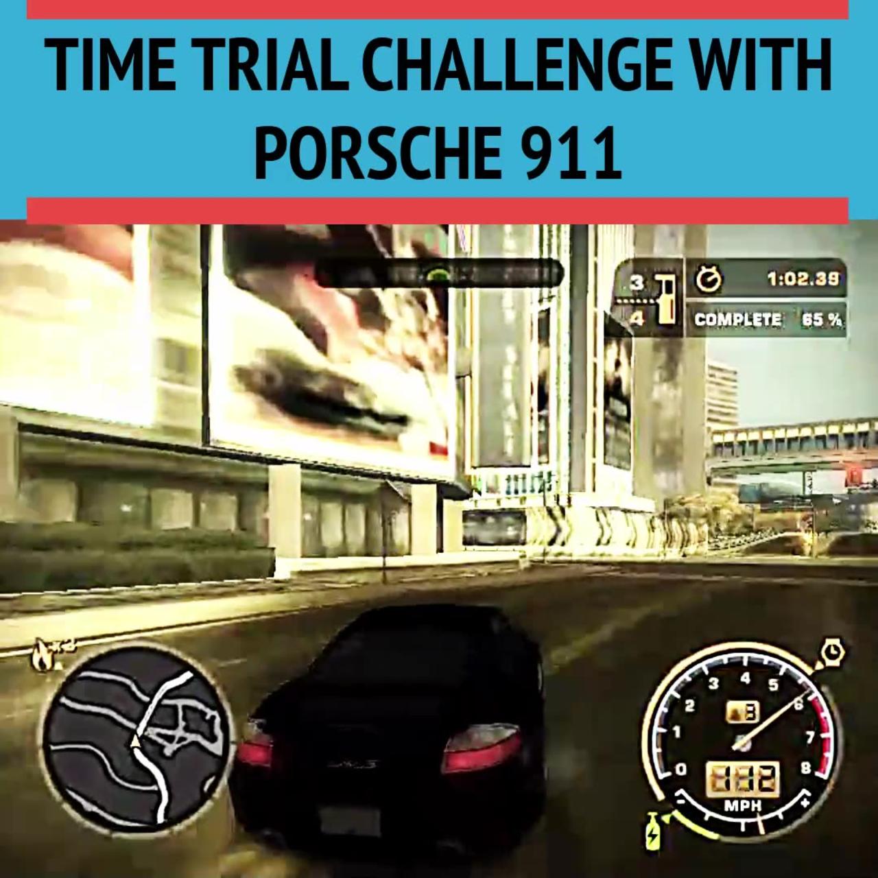 Time Trial Challenge With Porsche 911 Turbo in Need For Speed Most Wanted