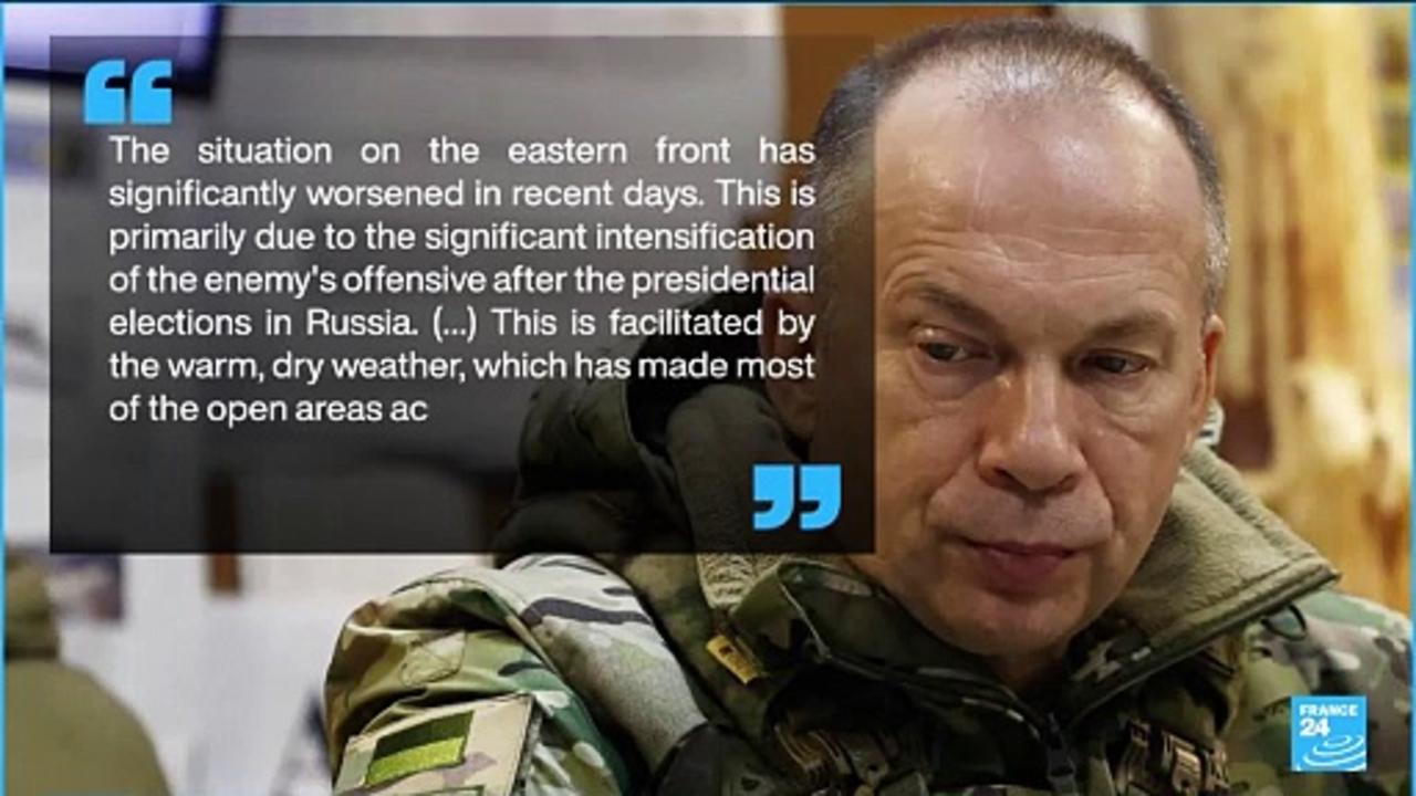 Ukrainian top brass says situation worsening on eastern front due to warmer weather
