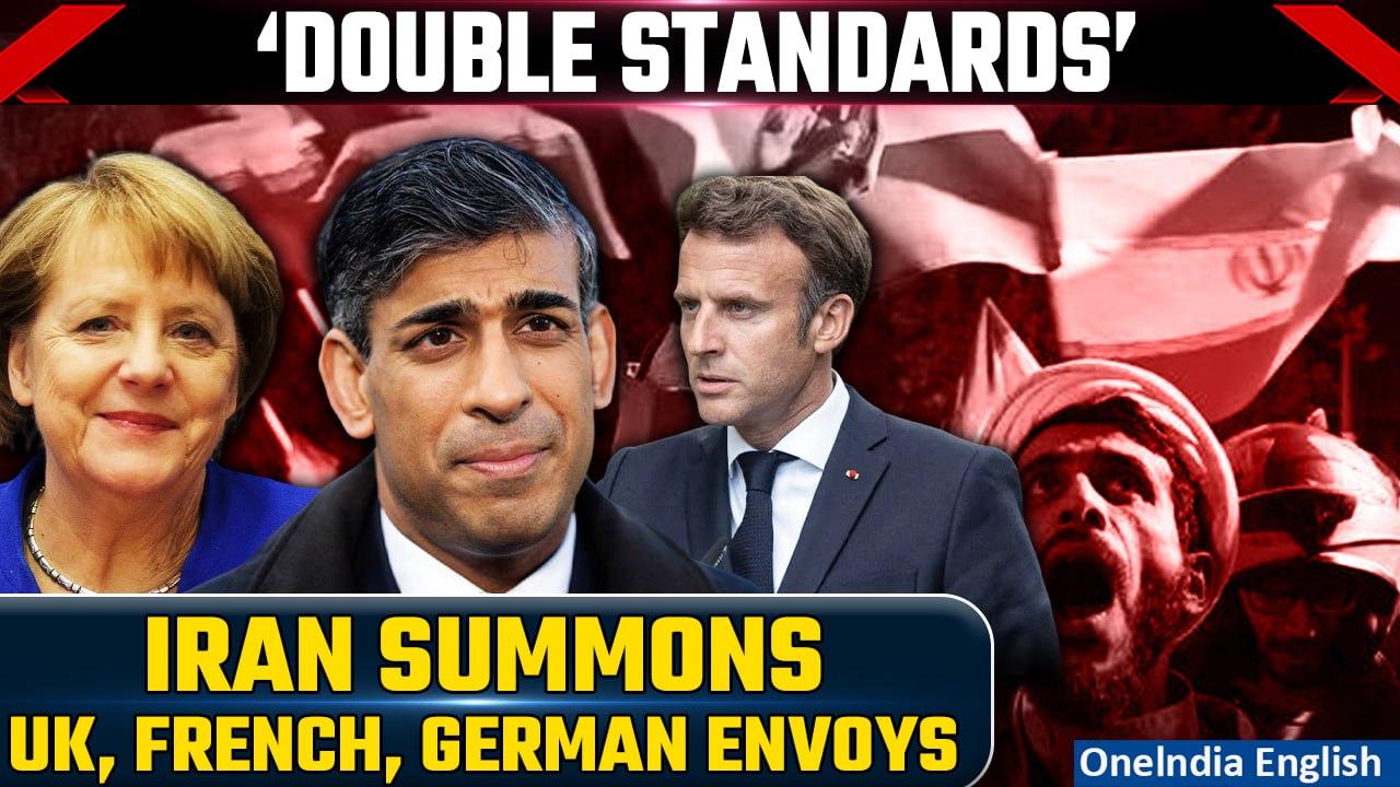 Iran Attacks Israel: Iran summons UK, French, German envoys over stance on Israel strikes | Oneindia