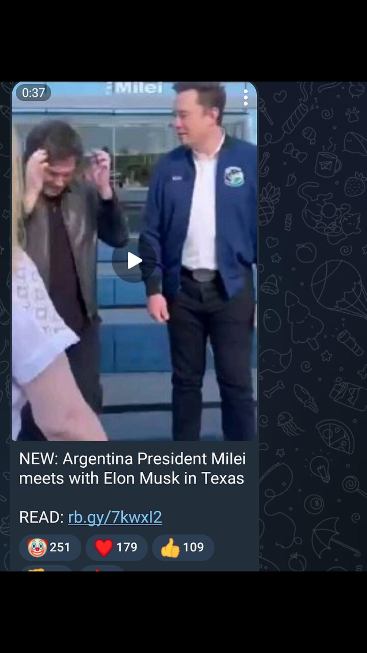 News Shorts: Elon Musk meets Javier Milei