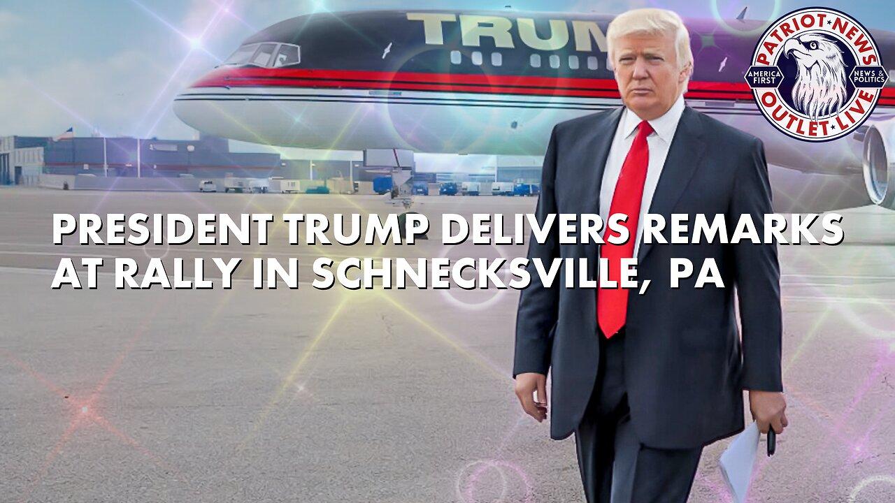 REPLAY: President Trump Delivers Remarks at Rally in Schnecksville, PA | 04-13-2024