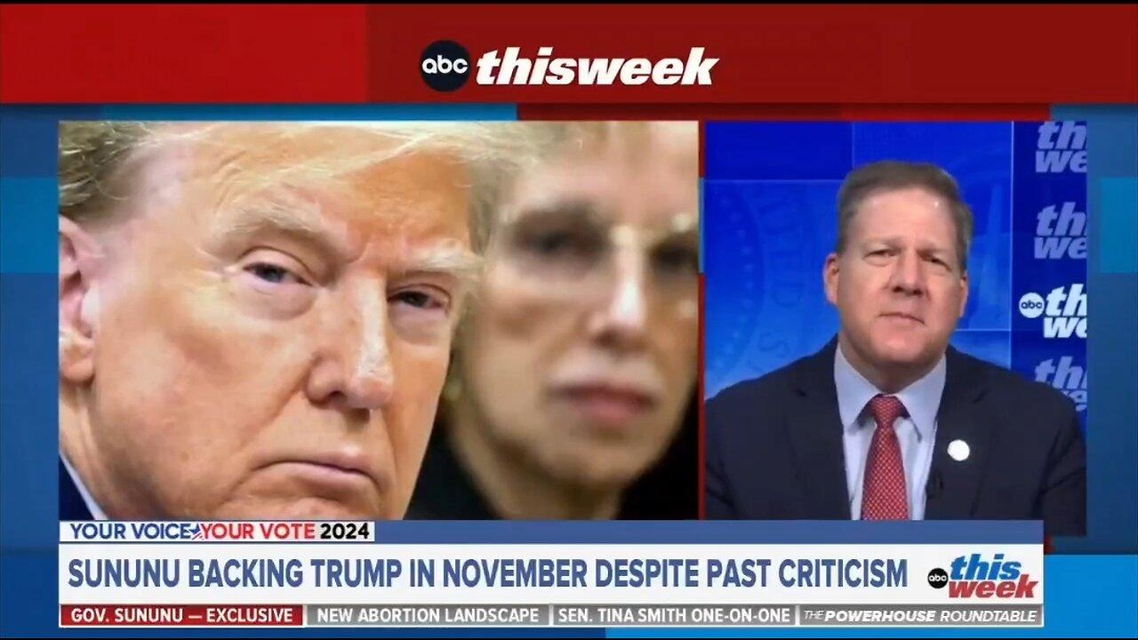 Gov Sununu: I'm Not Comfortable With Trump But I'm Supporting Him