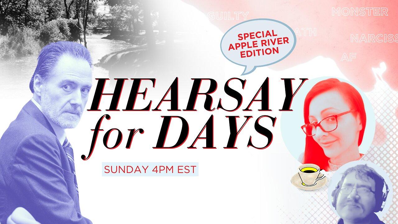 Hearsay for Days LIVE SPECIAL Apple River Stabbing Trial Edition 🍎 WI v Nicolae Miu