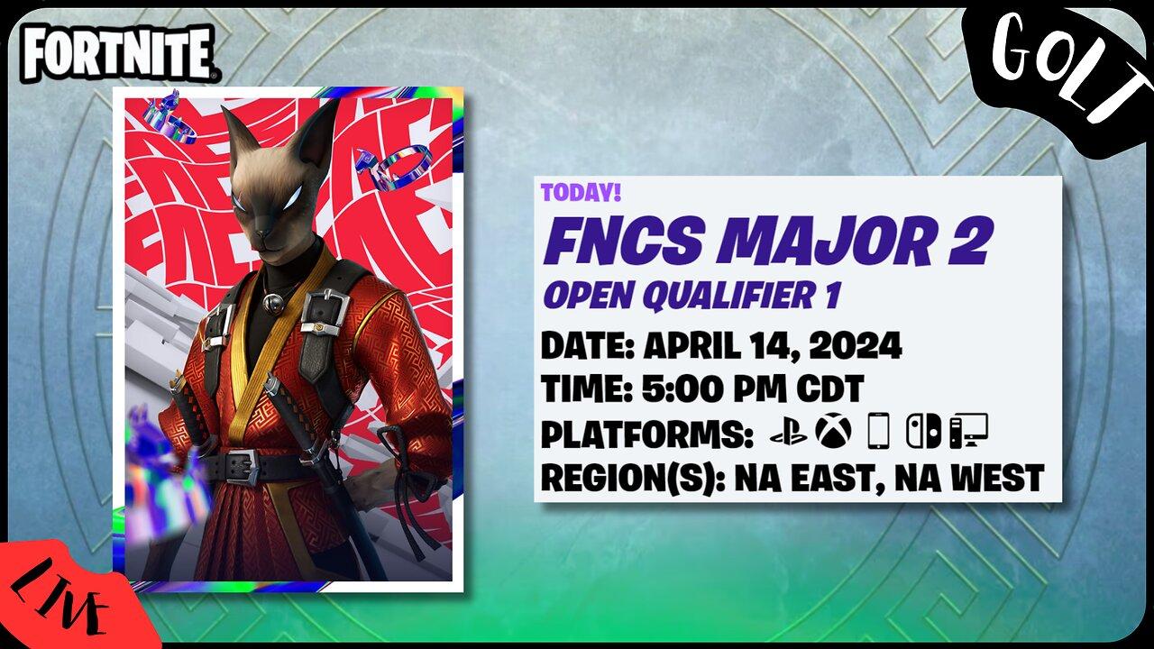 FNCS Majors Check-in (Countdown to Texas) - Casual Gameplay | FORTNITE | GOLT Casey