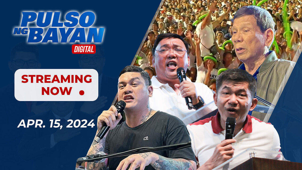 Pulso ng Bayan kasama sina Atty. Harry Roque, Admar Vilando at Jade Calabroso| April 15, 2024, Lunes