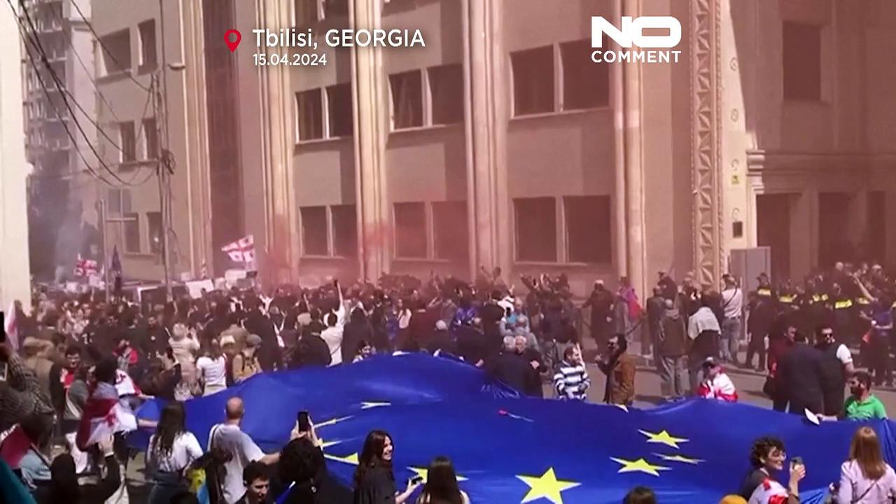 WATCH: Brawl in Georgian parliament after MP punched