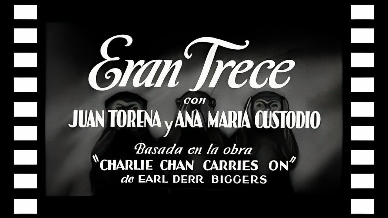 ERAN TRECE (1931) Warner Öland John Garricky Margarita Churchill | Misterio | blanco y negro