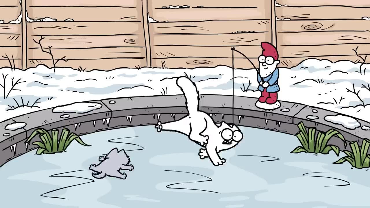 Crazy Cat, Funny cartoon about a cat