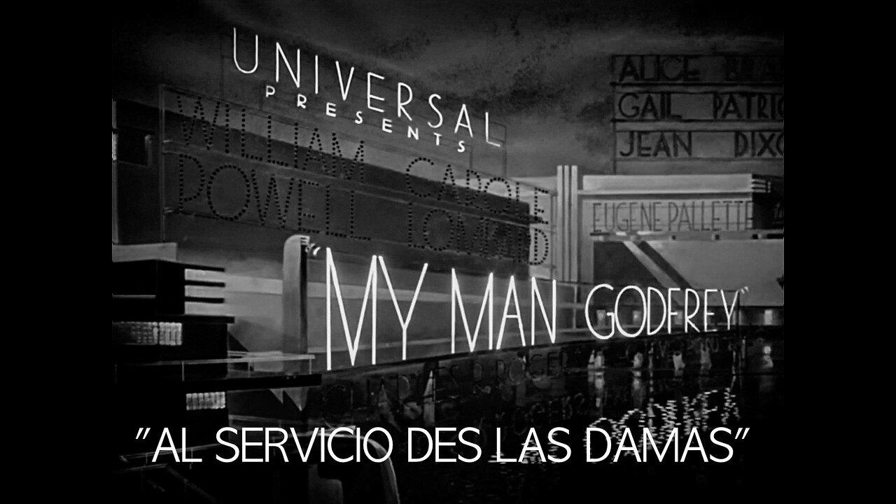 MI HOMBRE GODFREY (1936) | 4K UHD | Tráiler remasterizado - Blanco y negro