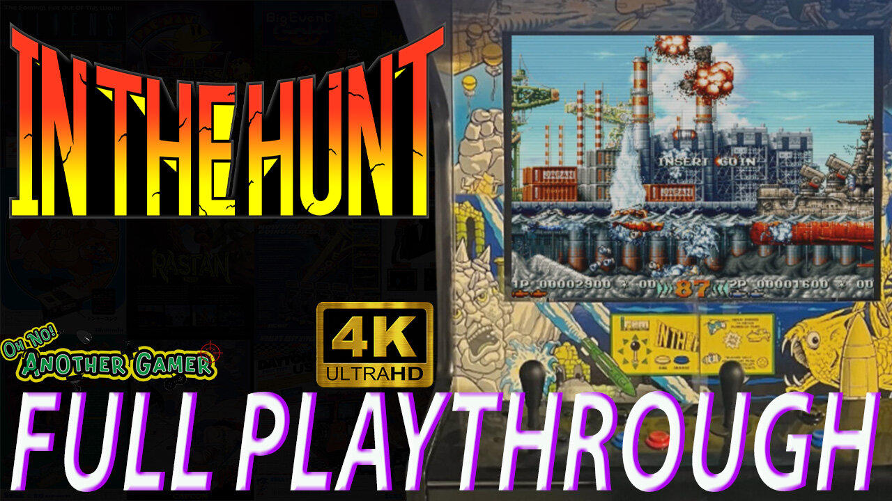 In The Hunt (1993) [Arcade] 🕹🔥 Intro + Gameplay (full playthrough)