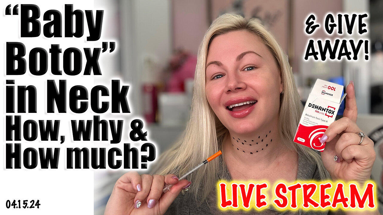 Live baby botox in the neck w dehantox one news page video