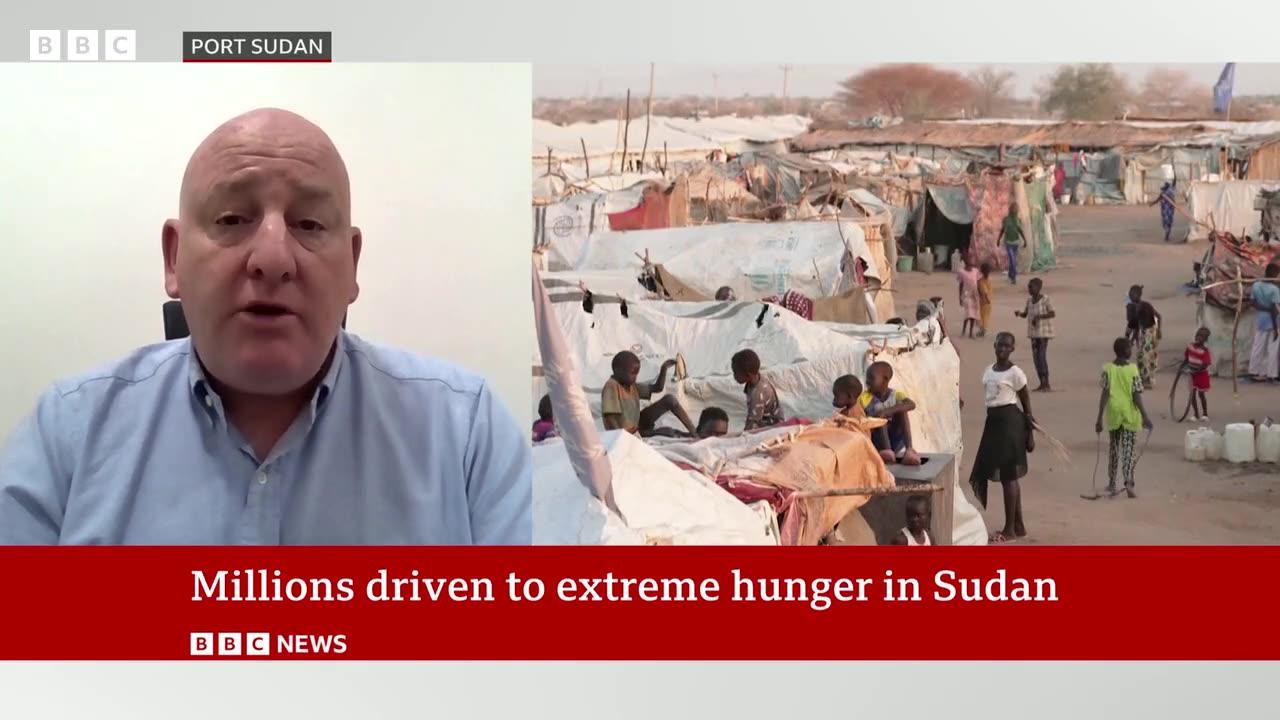 Sudan: Millions driven to extreme hunger inwar-ravaged country | BBC News