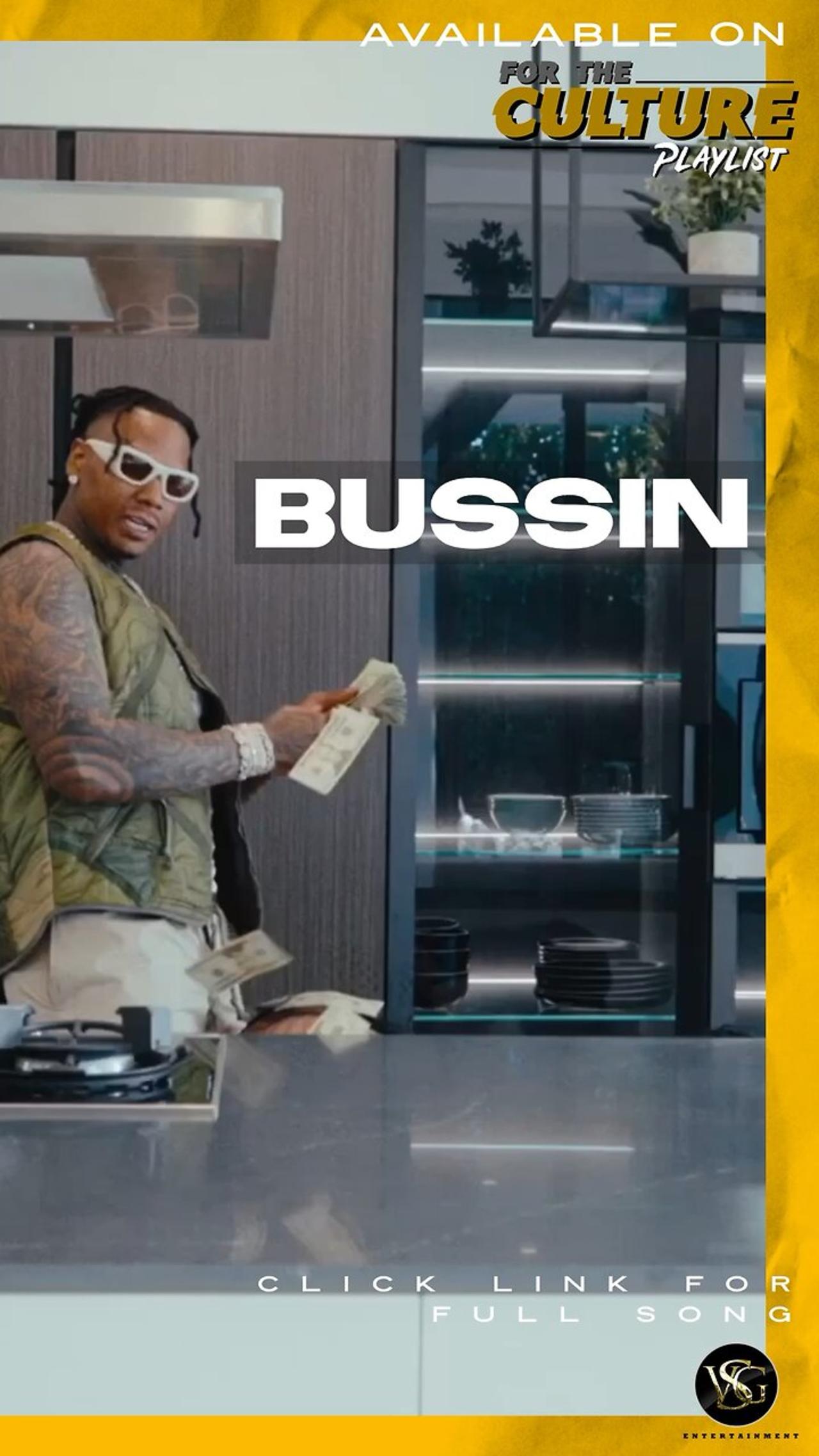 Listen to a clip of @moneybaggyo x  @rob49up - “Bussin” (Prod. by: @taykeith )
