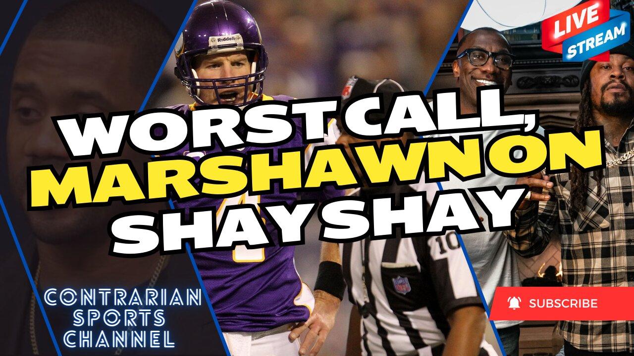 NFL's Worst Call Revisited, Marshawn Reacts, & Russell Wilson Debate!