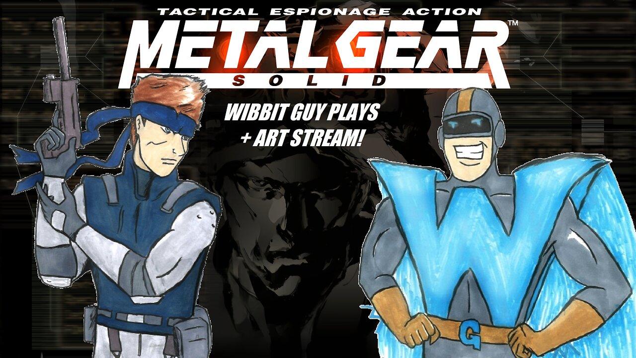 Metal Gear Mondays! | Drawing + Metal Gear Solid Bipartisan Puzzle Game Deep Dive