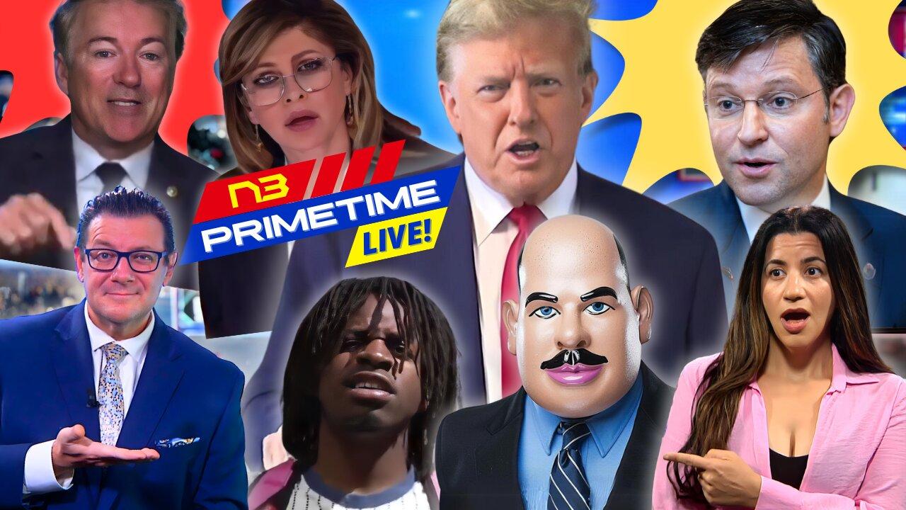 LIVE! N3 PRIME TIME: Trump Trial, Stelter's Bid, IRS Chaos, GOP Rifts, Retirement Crisis