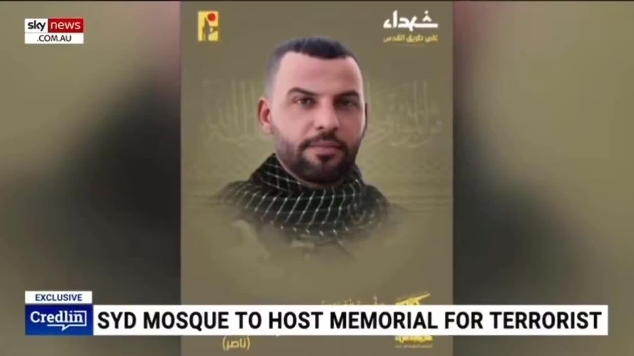 Sydney mosque being monitored by police as they hold a memorial service for terrorists.