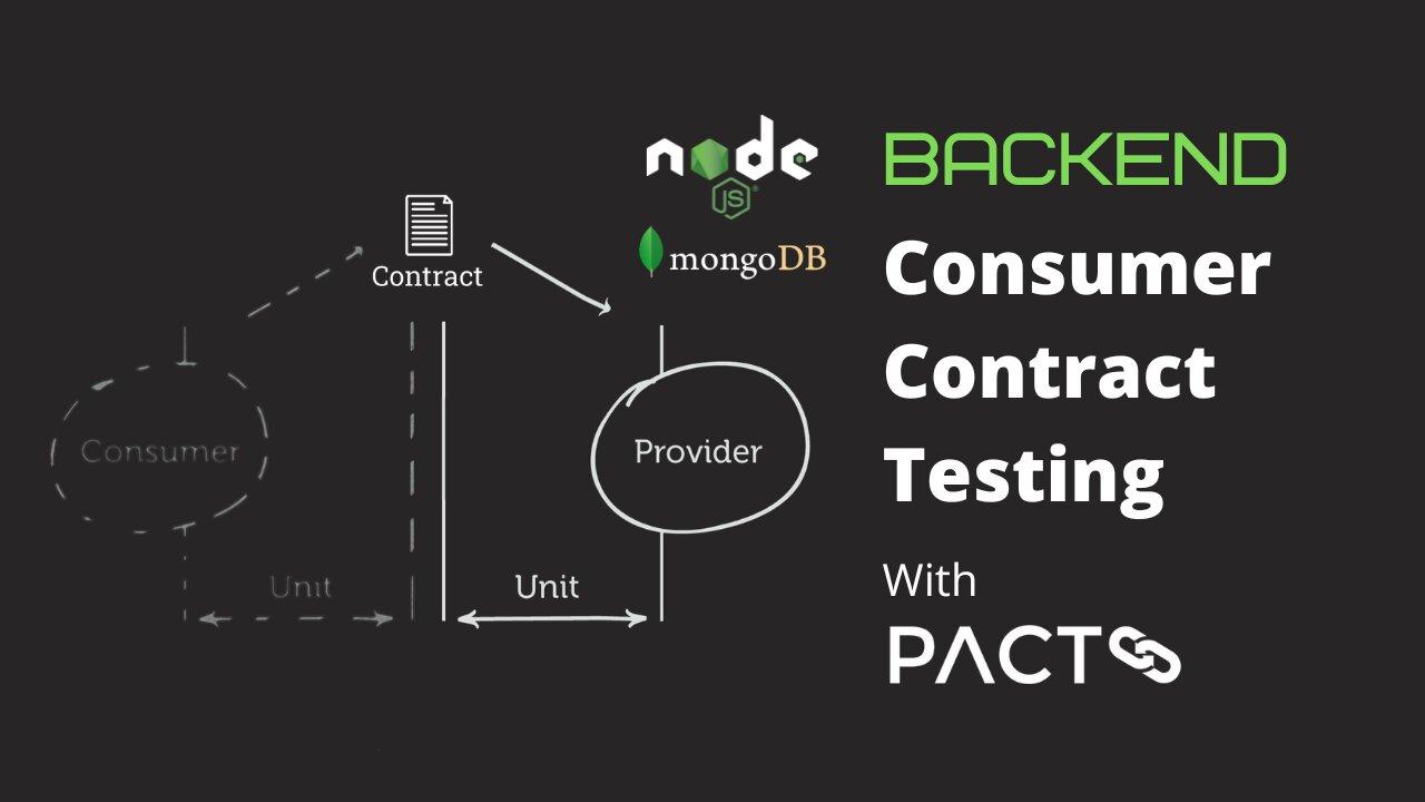 Consumer Driven Contract Testing with Pact - Backend