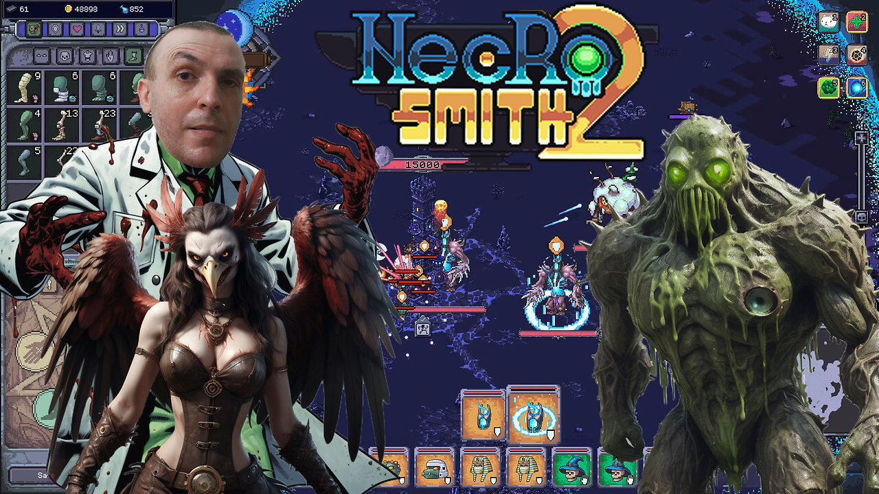 Making Money & Monsters. Back On the Necromancer Grind In Roguelite Strategy Game Necrosmith 2
