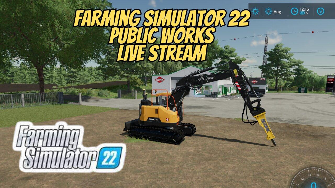 New Public Works Live Stream | Farming Simulator 22 #fs22 #farmingsimulator22 #simulator