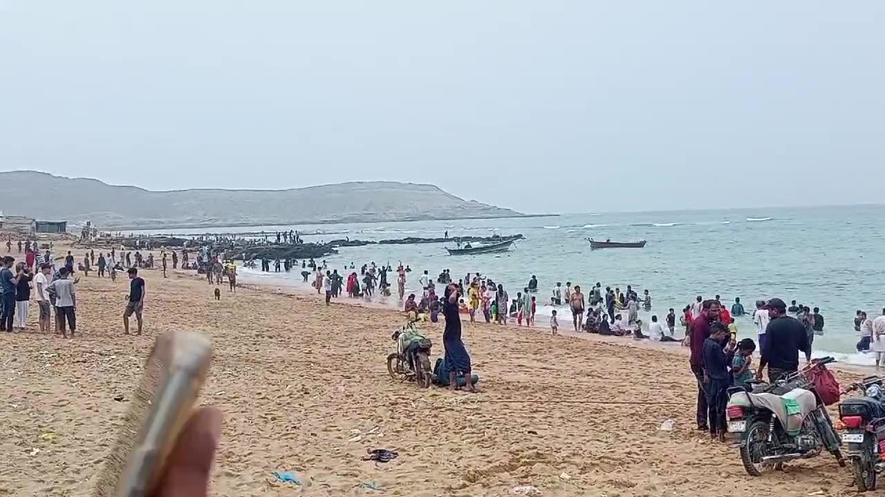 mubarak village beach point karachi