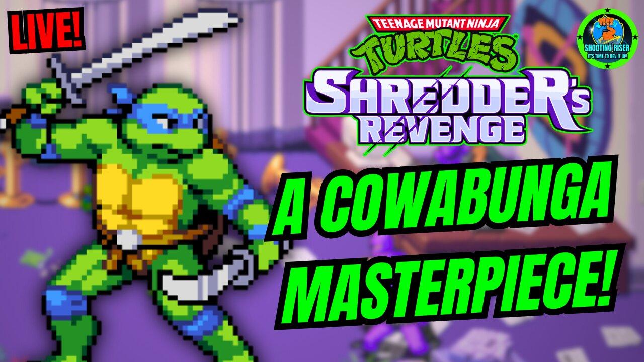 THIS GAME IS AMAZING - COWABUNGA IT IS! - Teenage Mutant Ninja Turtles Shredders Revenge #live #tmnt