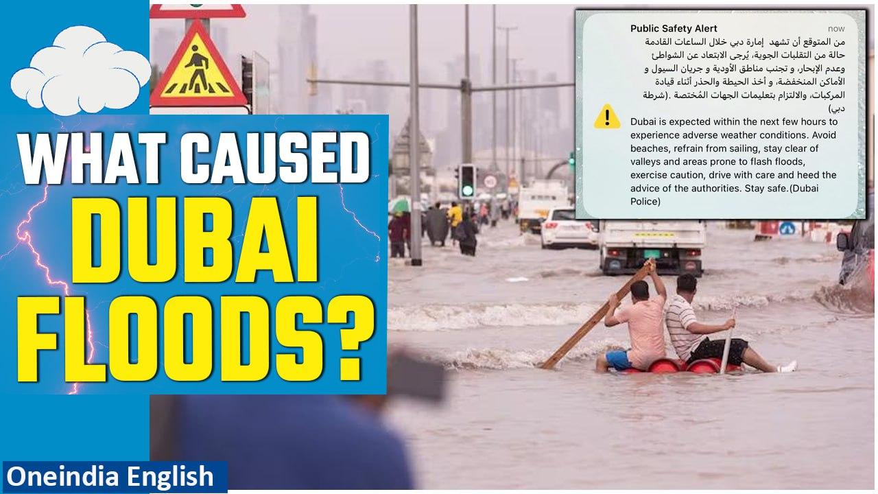 Dubai Floods: Unprecedented Rainfall Paralyzes Desert City, What is Cloud Seeding? Oneindia News