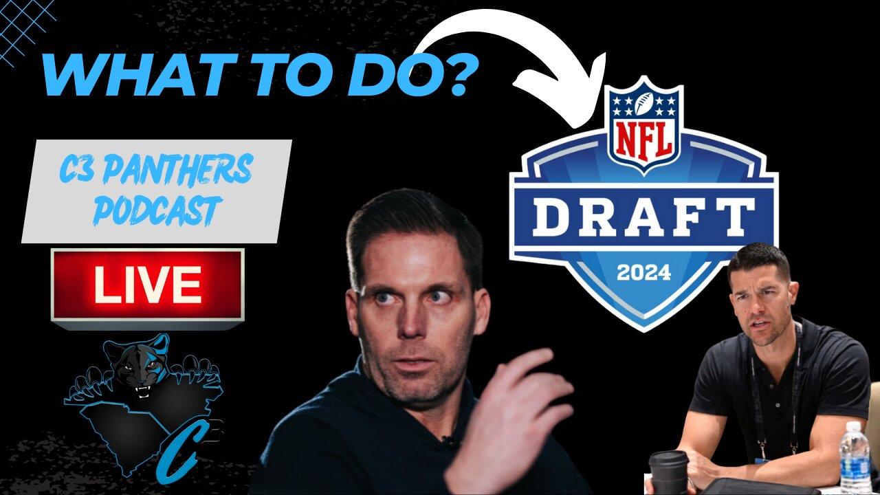 Carolina Panthers Face Tough Decisions as NFL Draft Looms | C3 Panthers Podcast