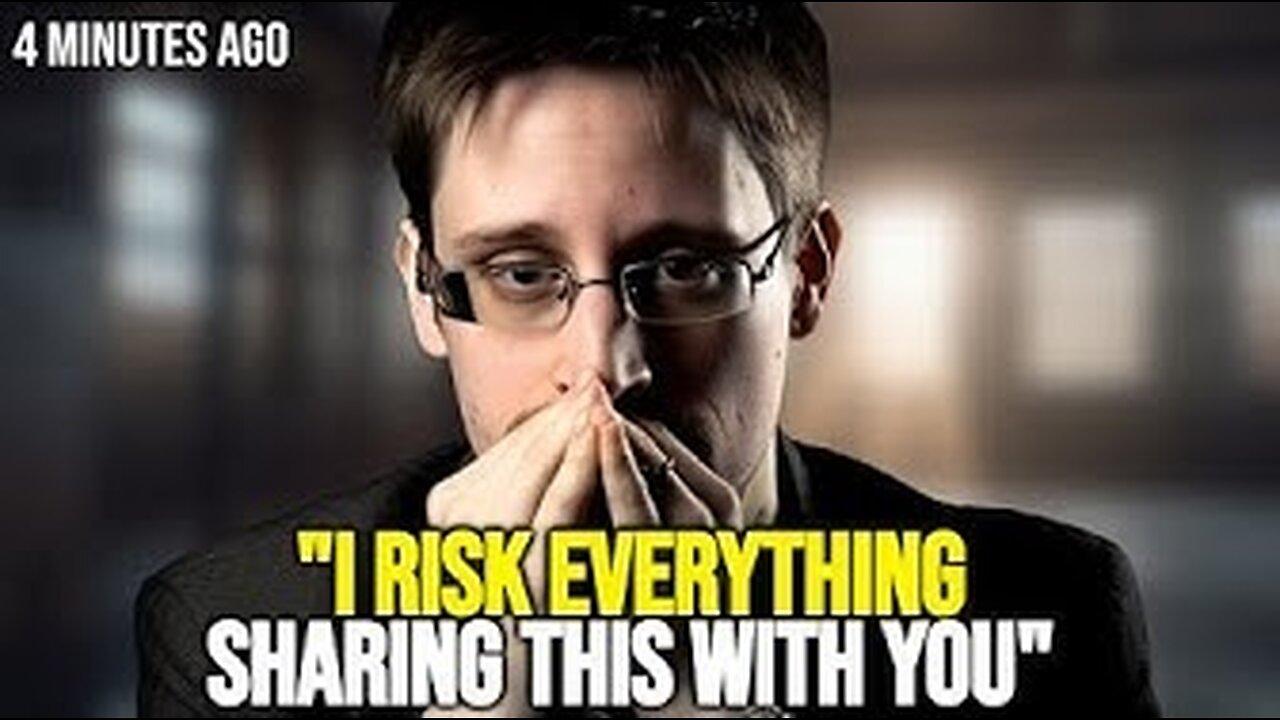 Edward Snowden is BACK "Watch QUICKLY before they mute me"