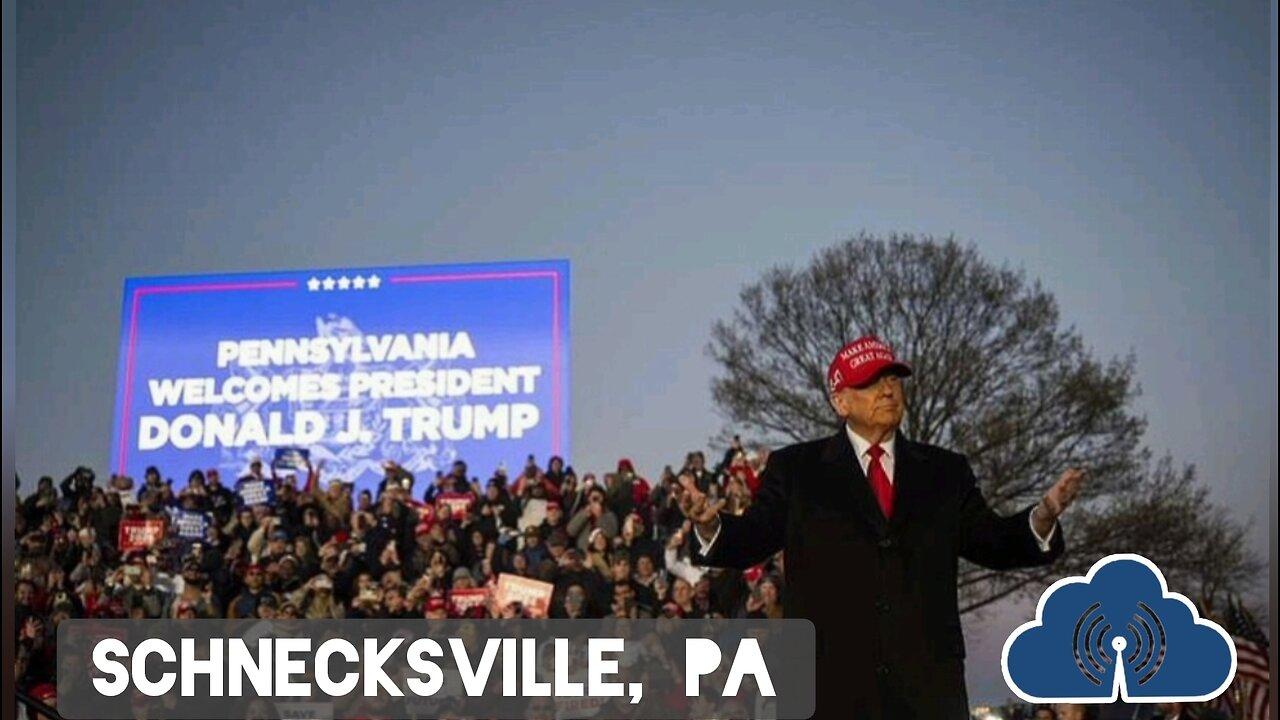 Trump Rally in Schnecksville, PA | Live Replay Watchparty