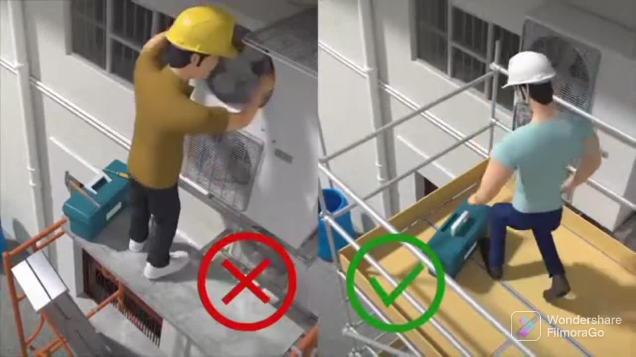 Working at heights poses a significant risk