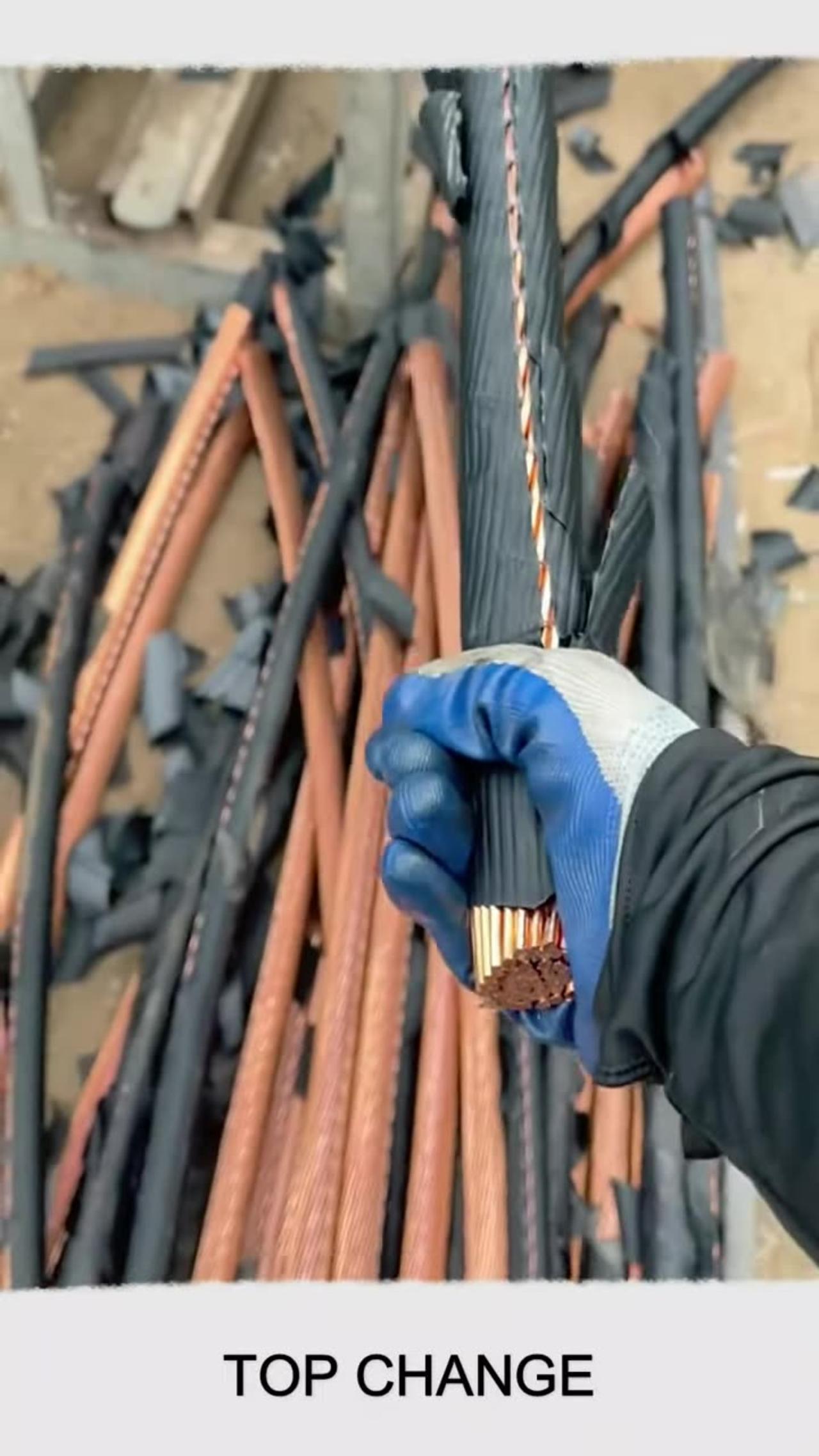 Wire cable recycle process