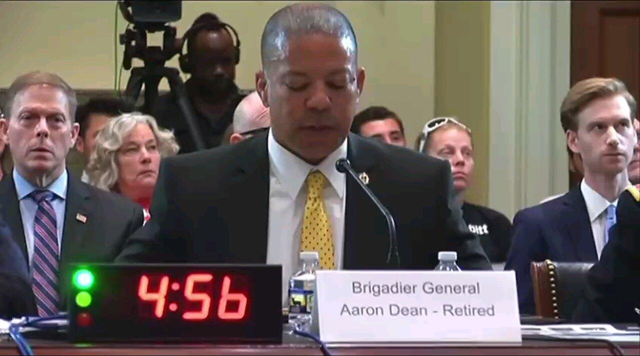 Brigadier General, Aaron Dean- grave accuracies in the IG report