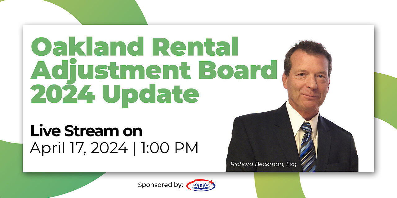 Oakland Rental Adjustment Board 2024 Update
